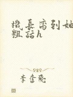 机长脔到她哭h粗话h