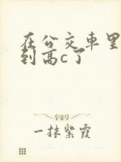 在公交车里c弄到高c了