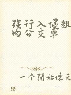 强行入侵粗暴h肉公交车