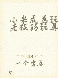 小米成为玩具店老板的玩具