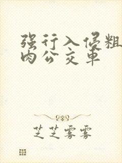 强行入侵粗暴h肉公交车