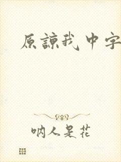 原谅我中字