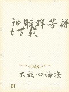 神雕群芳谱txt下载