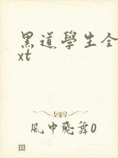 黑道学生全集txt封面