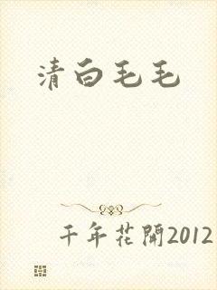 清白毛毛