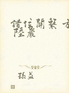 错位关系 方糖 陆岩