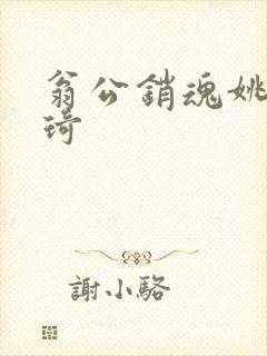 翁公销魂姚瑶琦琦