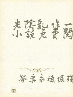 光阴乱作一团的小说免费阅读