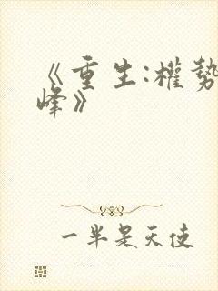 《重生:权势巅峰》