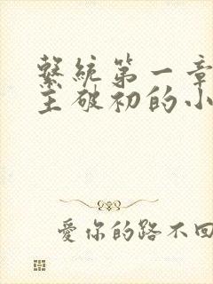 系统第一章给宿主破初的小说