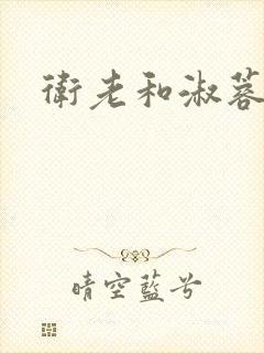 卫老和淑蓉封面