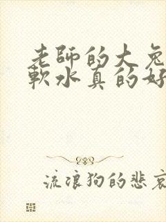 老师的大兔子好软水真的好多