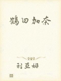 《鹤田加奈》小说封面