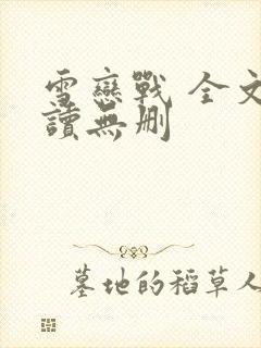 雪恋战 全文阅读无删