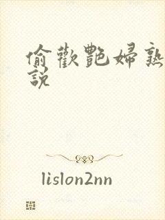 偷欢艳妇熟女小说封面