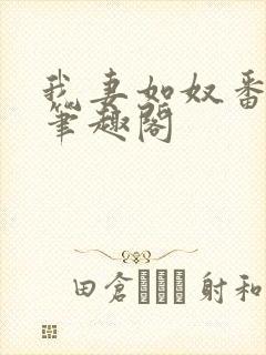 我妻如奴番外篇笔趣阁封面