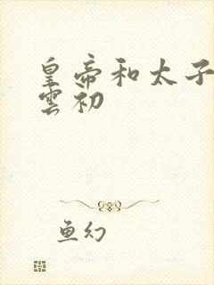 皇帝和太子妃h云初