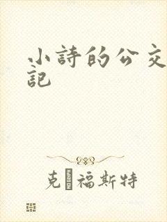 小诗的公交车日记