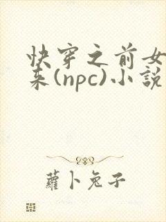 快穿之前女友归来(npc)小说免费阅读