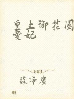 皇上御花园中要爱妃