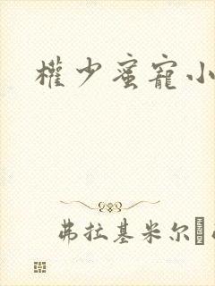 权少蜜宠小娇妻封面