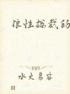 狼性总裁的尤物