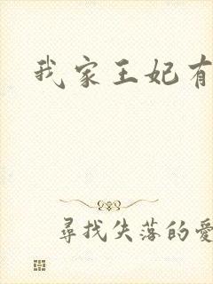 我家王妃有点野