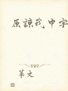 原谅我中字