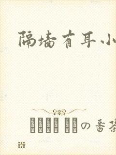隔墙有耳小说