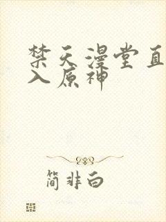 禁天漫堂直接进入原神