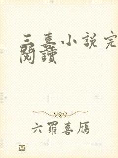 三喜小说完整版阅读