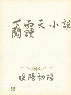 下雨天小说免费阅读