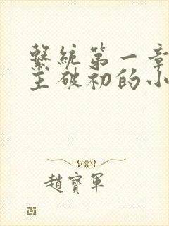 系统第一章给宿主破初的小说