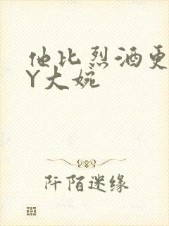 他比烈酒更撩BY大婉