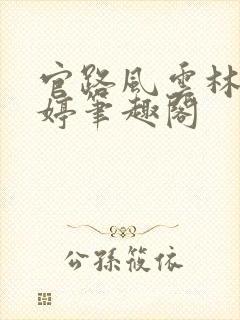 官路风云林海姜婷笔趣阁