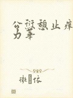 公愆憩止痒古悦力华