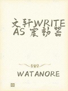 文轩WRITE AS 震动器