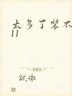 太多了装不下H11