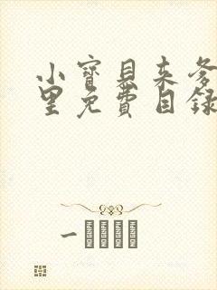 小宝贝来爹地怀里免费目录封面