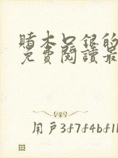 赌木口银的小说免费阅读最新