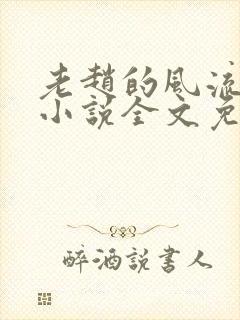 老赵的风流人生小说全文免费阅读