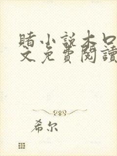 赌小说木口银全文免费阅读笔趣阁