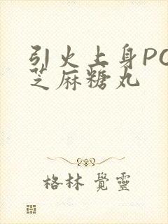 引火上身POP芝麻糖丸