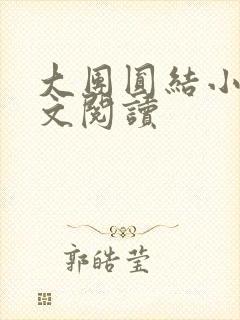 大团圆结小茹全文阅读