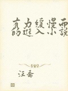 有力缓慢而坚定的进入小说