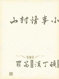 山村情事小说