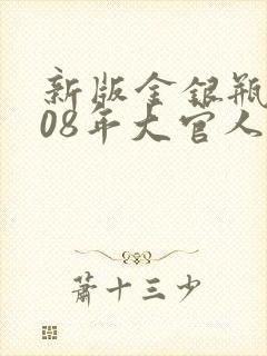 新版金银瓶2008年大官人