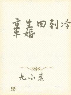 重生回到冷战前军婚