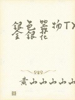 银色器物TXL金银花封面