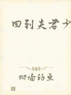 回到夫君少年时